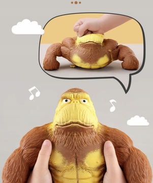 ГОРИЛЛА АНТИСТРЕСС ОБЕЗЬЯНА СЕНСОРНАЯ БОЛЬШАЯ ДЕКОМПРЕССИЯ ТРЕВОЖНОСТЬ