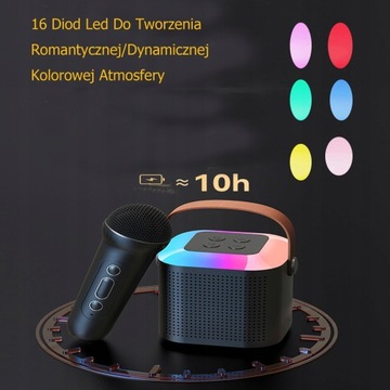 БЕСПРОВОДНОЙ КАРАОКЕ-МИКРОФОН, ДИНАМИК BLUETOOTH
