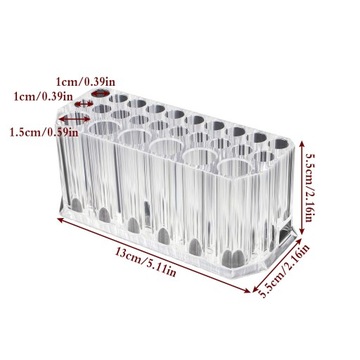 Jubaopen Органайзер для кистей из 2 предметов Косметический контейнер
