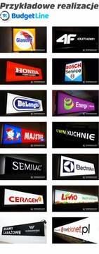 Рекламный светодиодный короб Budget Line 100x70см