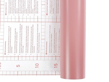 Наклейка из матового шпона пудрово-розового цвета для мебели, столешницы своими руками