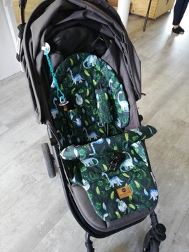 КОМПЛЕКТ Вставка в коляску, Подушка в виде мишки Тедди, Сумка