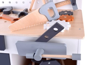 Большая деревянная мастерская + инструменты и ящик для творчества ZA4836