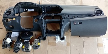 MERCEDES W204 KONSOLA AIRBAG PASY KOMPLET LIFT