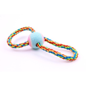 CHICO Zabawka dla psa ósemka z piłką 27cm