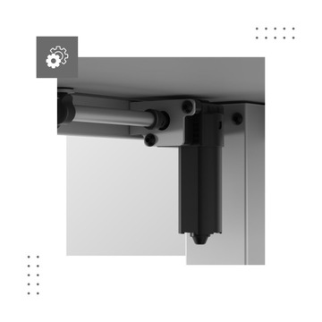 РЕГУЛИРУЕМЫЙ Электрический стол 140 x 70 см Mark Adler Leader 7.4 Белый