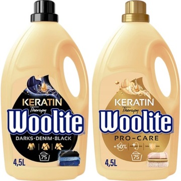 Woolite Płyn Do Prania Uniwersalne Czerni 2x 4,5L
