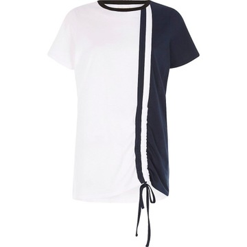 7Z 1062 RIVER ISLAND BLUZKA T-SHIRT KONTRAST 34