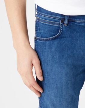 Męskie spodnie jeansowe proste Wrangler GREENSBORO W30 L32