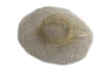 НАТУРАЛЬНАЯ ШЛЯПА ДЛЯ УКРАШЕНИЯ ШАПКА 10 СМ