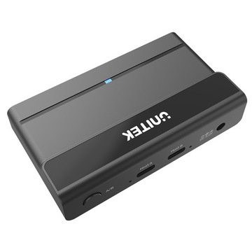 KVM-переключатель Unitek 4 активных порта USB-A 5 Гбит/с, 2 входа USB-C