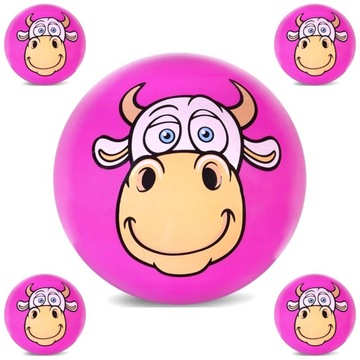 РЕЗИНОВЫЙ МЯЧ ДЛЯ ДЕТЕЙ, КОРОВА, ФИОЛЕТОВАЯ КОРОВА