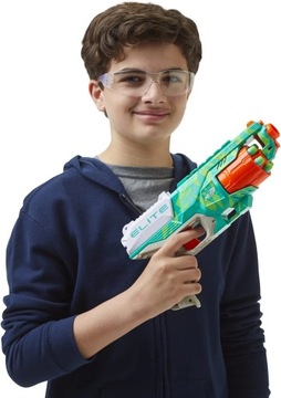 PISTOLET NERF N STRIKE ELITE DISRUPTOR ZIELONY + 6 STRZAŁEK F2531
