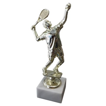 Statuetka FT06G Tenis Ziemny Mężczyzna złota połysk