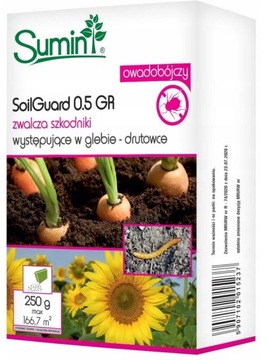 SoilGuard 0.5GR 250g zwalcza drutowce pędraki opuchlaki szkodniki glebowe.