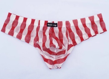 Мужские прозрачные бразильские боксеры – стринги – L