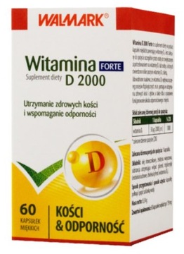 Witamina D 2000 Forte, 60 kapsułek WALMARK