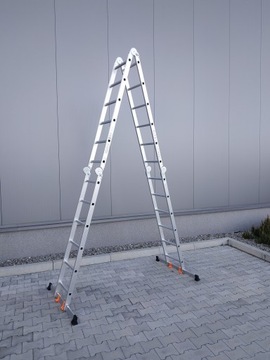 ЛЕСТНИЦА СОЕДИНЕННАЯ 4х6 ПРОФЕССИОНАЛЬНАЯ 684 СМ