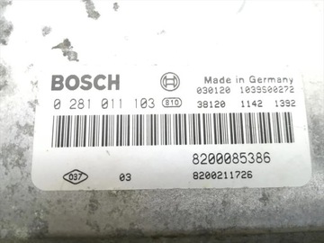 RENAULT VEL SATIS MODUL ŘÍDÍCÍHO MOTORU