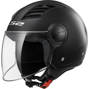 KASK OTWARTY LS2 SKUTER MOTOR CZARNY MAT OF562 L