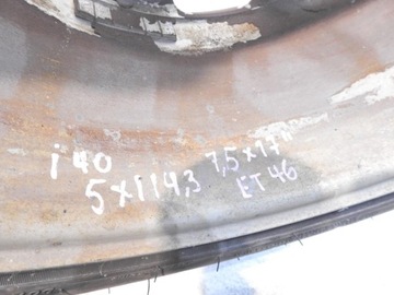 КОЛЕСА ДИСКИ ШИНЫ R17 HYUNDAI i40