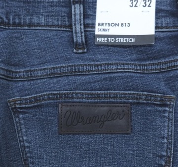 WRANGLER BRYSON jeansy rurki biodrówki W33 L30