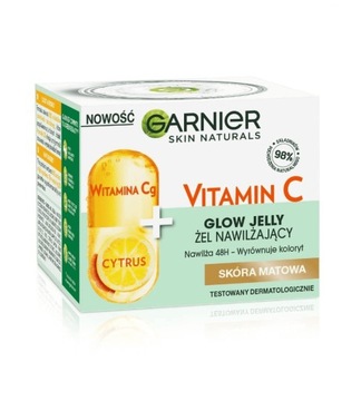 GARNIER GLOW JELLY żel do twarzy Vitamin C 50 ml