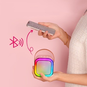 НАБОР ПРЕМИУМ-КАРАОКЕ БЕСПРОВОДНОЙ МИКРОФОН ДИНАМИК BLUETOOTH