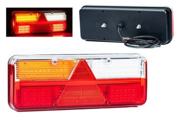 Lampa tylna LED do przyczepki przyczepy naczepy lawety FRISTOM FT-500 L