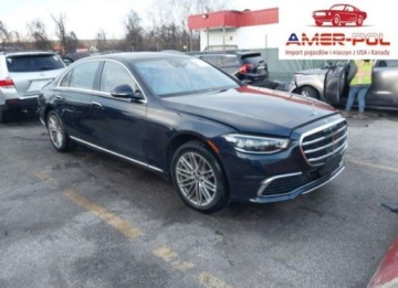 Mercedes Klasa S W223/V223 2022 Mercedes-Benz Klasa S 580 4Matic 2022 4.0 Benzyna 496KM