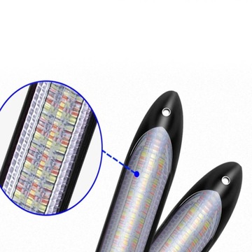 Светодиодные плавающие динамические указатели поворота + дневные гибкие указатели поворота ДХО