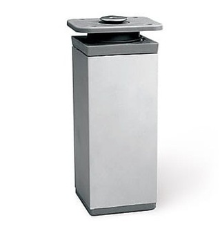 NÓŻKA STOPKA MEBLOWA H-150 ALUMINIUM KWADRAT