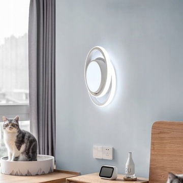 ПОТОЛОЧНЫЙ СВЕТИЛЬНИК СВЕТОДИОДНАЯ КОЛЬЦЕВАЯ ЛЮСТРА СОВРЕМЕННАЯ 32ВТ 6500К ДЛЯ ГОСТИНОЙ