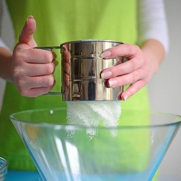 СИТО ДЛЯ МУКИ, САХАРНОЙ ПОРОШКИ, СЫПЫХ ПРОДУКТОВ, КРУЖКА, СИТО, СТАЛЬНОЕ СИТО