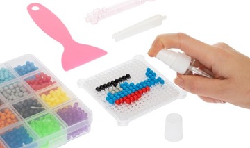 ВОДНЫЕ БУСИНЫ AQUABEADS MAGIC BEADS 3000 шт ТВОРЧЕСКИЕ УЗОРЫ ПОДАРОЧНЫЙ НАБОР