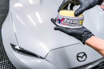 Твердый автомобильный воск Fusso Coat, 12 месяцев, легкий воск, 200 г, SOFT99