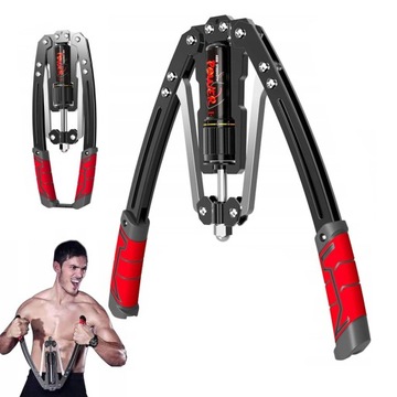 ŚCISKACZ SPRĘŻYNA DO RĄK RAMION REGULACJA 10-200KG EXPANDER POWER TWISTER