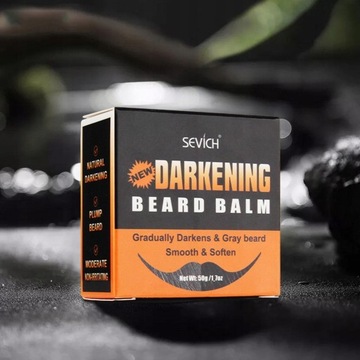 Краска для черной бороды Fast Black Beard Wax Dark Beard