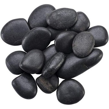 KAMIEŃ CZARNY OTOCZAK NERO KAMIENIE CZARNE OTOCZAKI OGRÓDU DONICZEK - 20KG