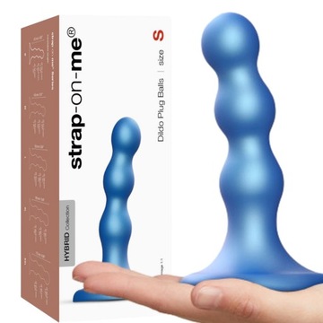 S - Kulkowe dildo do Strap-On z przyssawką