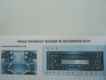 PEUGEOT BOXER 2002-2006 Руководство по эксплуатации на польском языке.