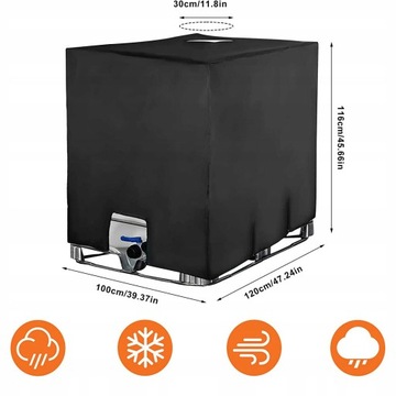 КРЫШКА БАКА ДЛЯ ВОДЫ IBC ДЛЯ ВОДЫ 1000Л-OXFORD