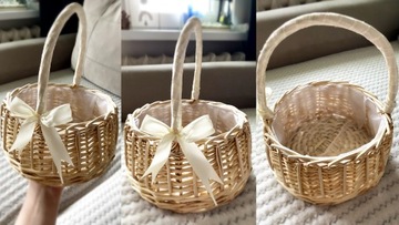 KOSZYK WIELKANOCNY DO ŚWIĘCONKI KOSZYCZEK NA JAJKA PISANKI KOSZ + GRATIS ==