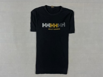 Helly Hansen koszulka czarna męska logo unikat XXL