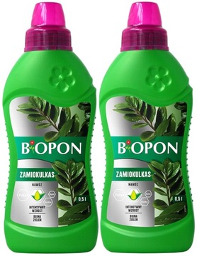 2x NAWÓZ DO ZAMIOKULKASA W PŁYNIE ODŻYWKA ZAMIOKULKAS 500ml