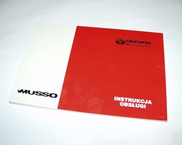DAEWOO Musso (1997) - instrukcja obsługi