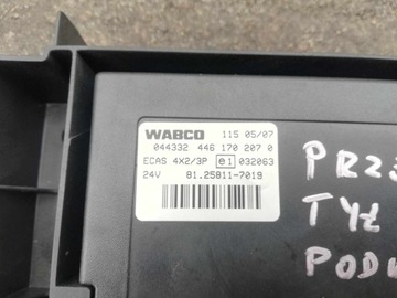 КОНТРОЛЛЕР ECAS MAN 81.25811-7019 ПОДУШКА ЗАДНЯЯ ПЕРЕДНЯЯ