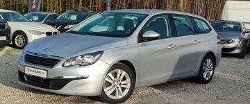 Peugeot 308 II 2014 Peugeot 308 1.6 HDI 120 kM Klima Nawigacja Temp LED Bluetooth Serwis GWARA, zdjęcie 4