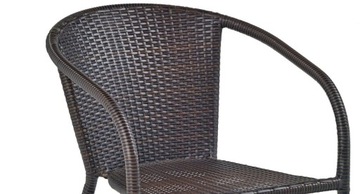 Стул МИДАС для террасы, балкона, сада, темно-коричневый – стиль и долговечность