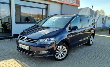 Volkswagen Sharan II Van 2.0 TDI-CR BMT 140KM 2014 Volkswagen Sharan 2,0 TDI 140km 7-osob Skora X...